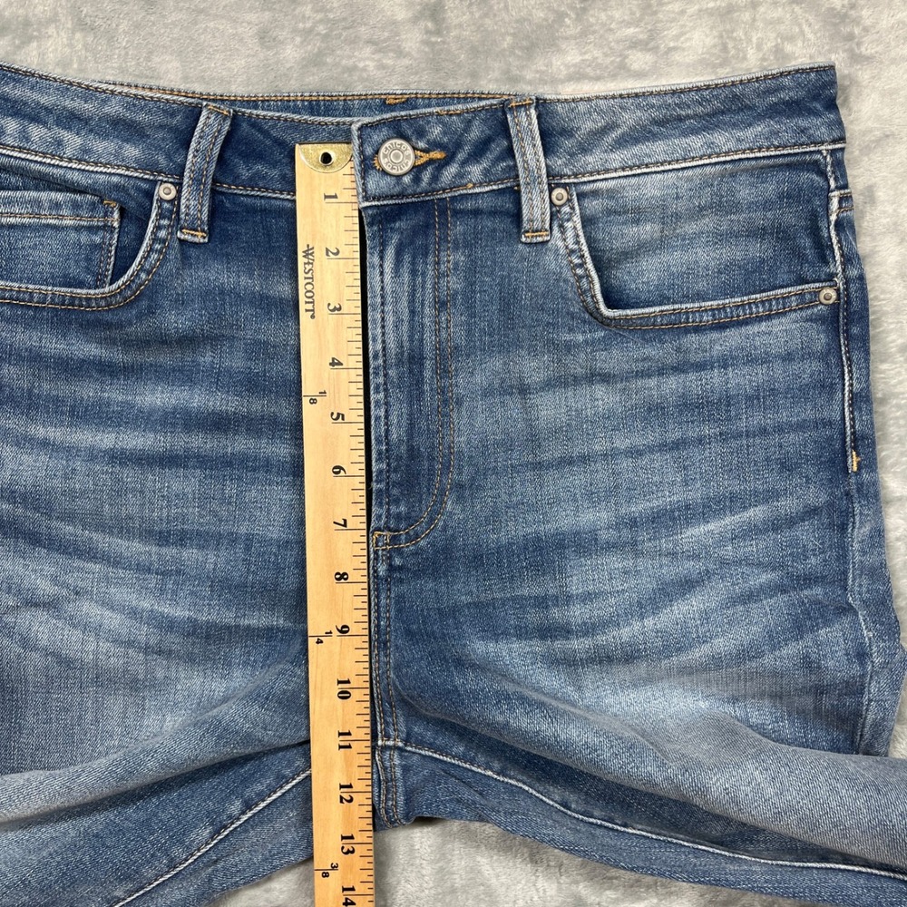 Chico's High Rise Straight Leg Crop Jeans Women Blue Stretch Denim 10R NWT - Picture 12 of 13